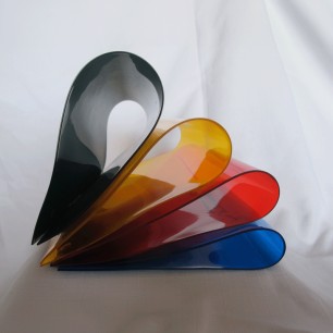 laniere pvc de couleur transparente