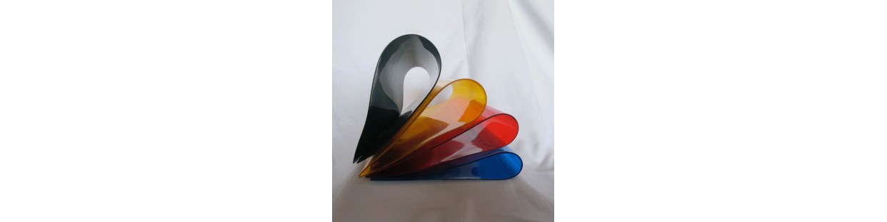Lanières PVC standard : transparentes ou opaques pour signalisation