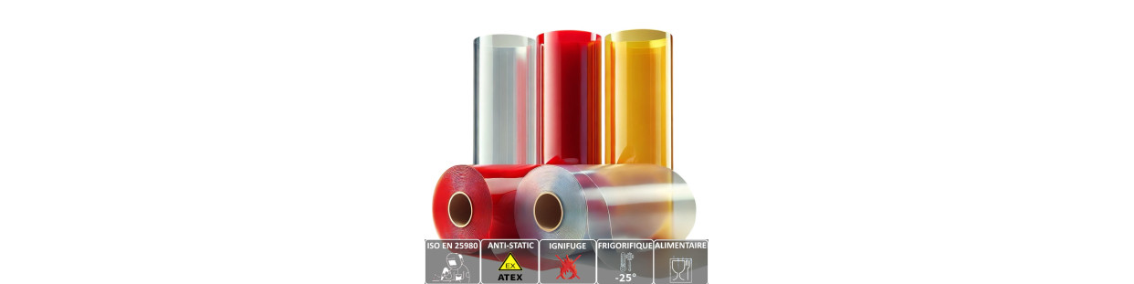 Large gamme de PVC techniques : Soudure, Anti-insecte, Grand froid